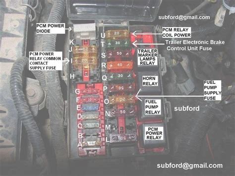 1993 ford f 150 under hood fuse box 